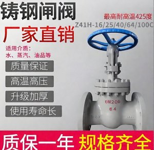 ?國標Z41H-16C法蘭閘閥DN65|鑄鋼材質高溫高